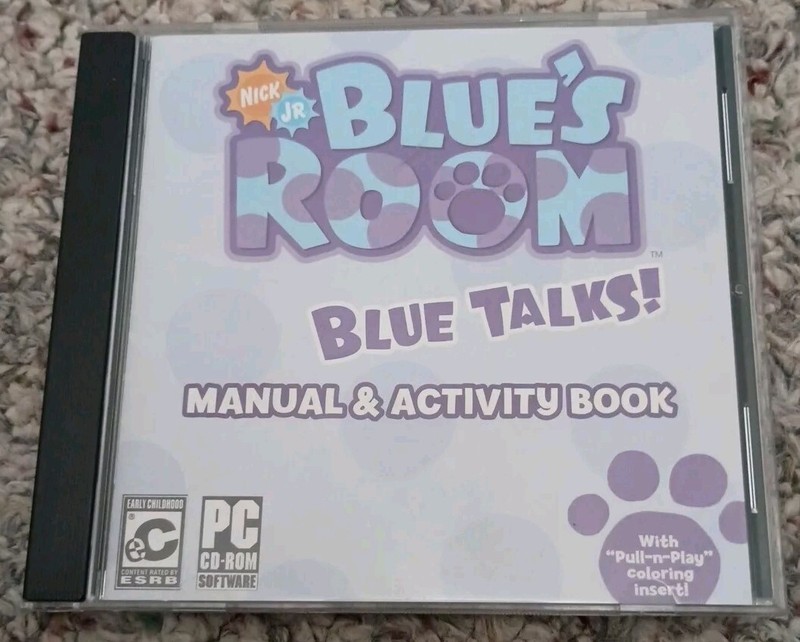 Nick Jr Blue’s Room “Blue Talks!” CD with Manual (Pre-owned)
