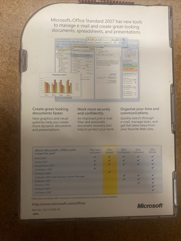 Microsoft Standard 2007 Full Retail Version with Product Key gallery
