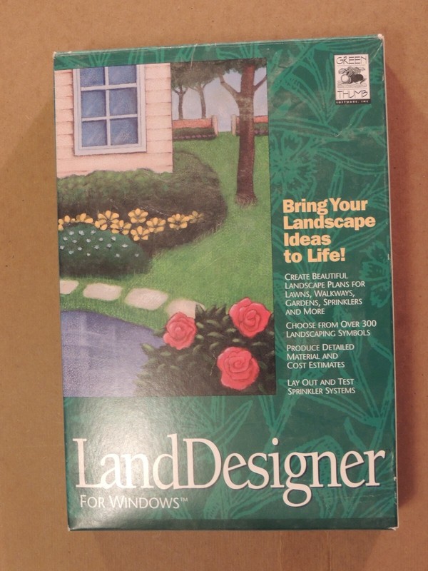 LandDesigner for Windows 3.1 by Green Thumb Software 3.5″ Diskette Media