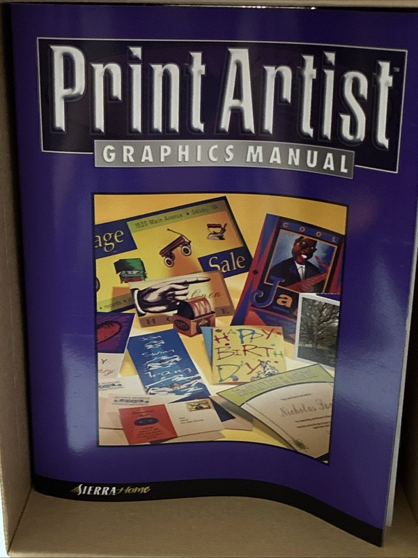 Vintage Print Artist Gold software by Sierra Home, for Windows 95 /Mac CD Rom gallery
