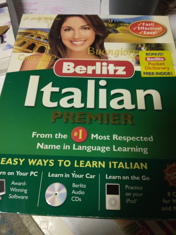 berlitz italian premier 8 CD Set for Windows