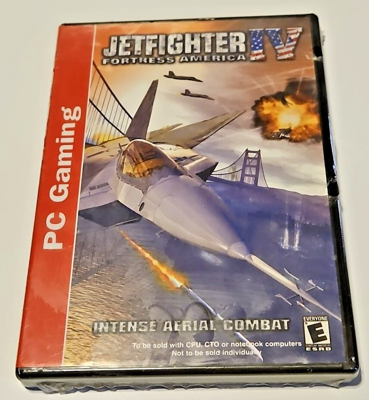 Flight Simulator Game Jetfighter IV Fortress America PC 2001 Rare Sealed Vintage