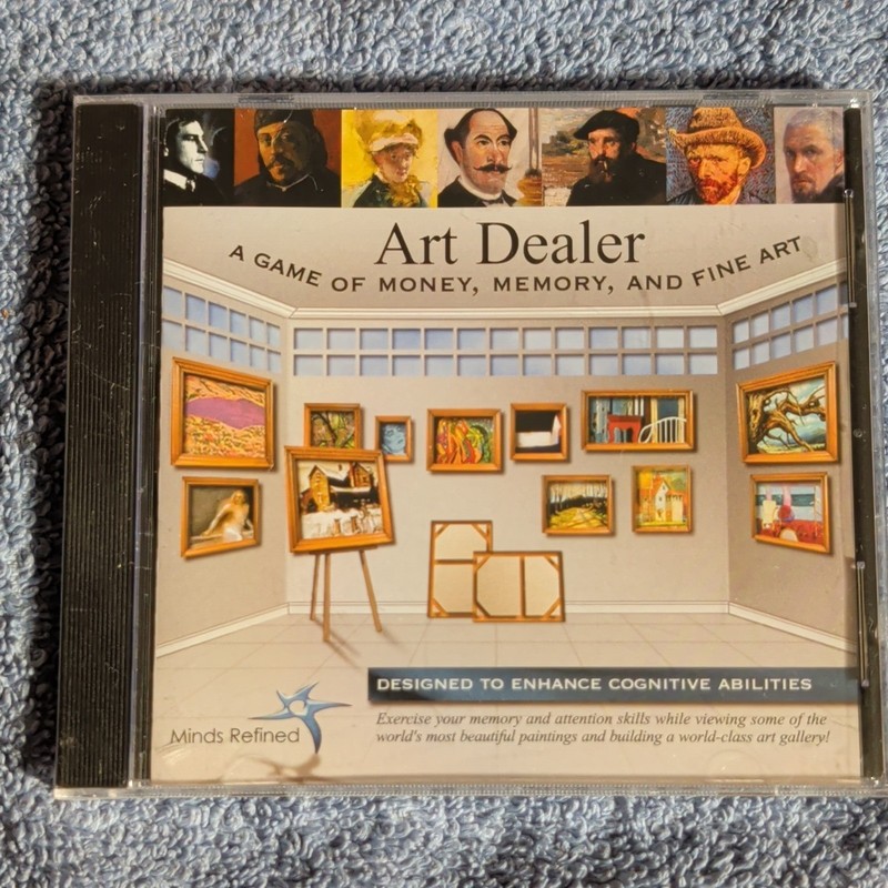 Minds Refined Art Dealer 2.0 History Game CD for Windows English