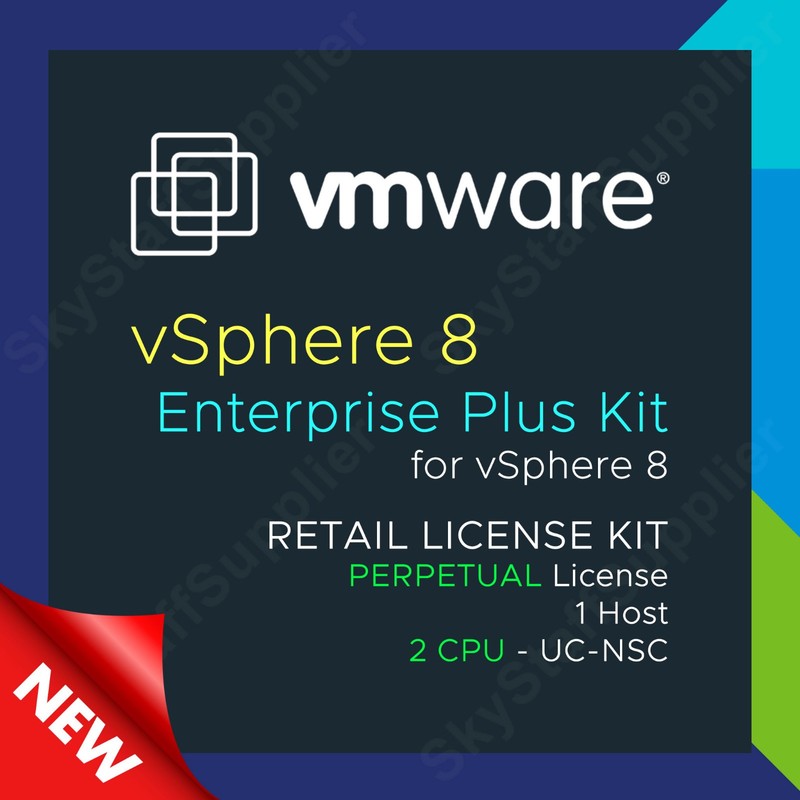 VMware vSphere Enterprise Plus v.8 Perpetual License 2 CPU - UC NSC RETAIL PACK gallery