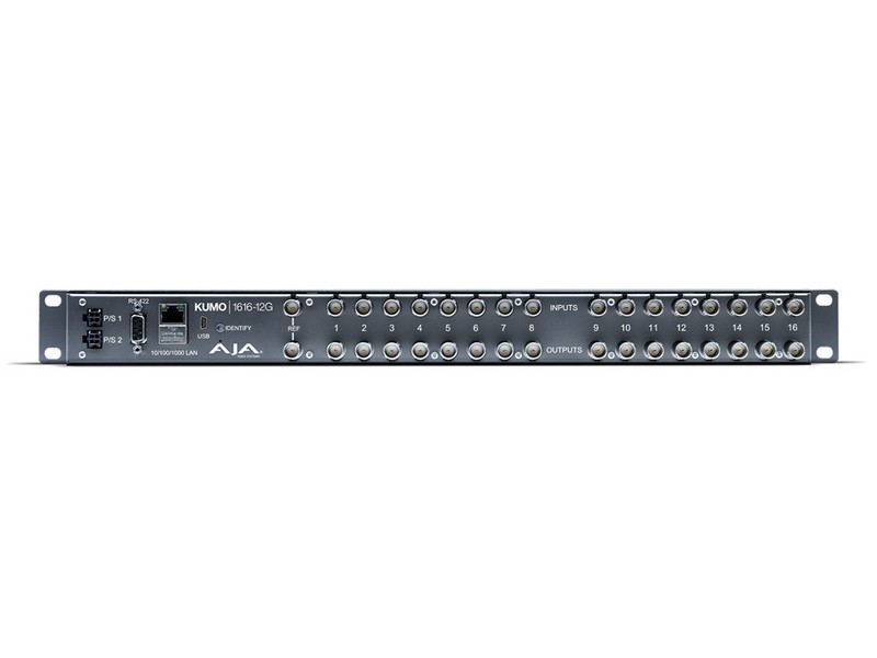 AJA KUMO 16×16 Compact 12G-SDI Router
