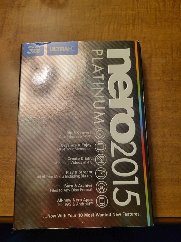 NERO 2015 PLATINUM plus Essentials 7 & 9 + Alienware CD lot gallery