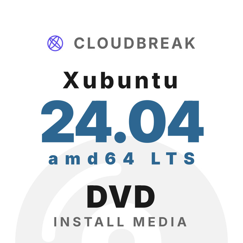 Xubuntu 24.04 amd64 LTS Bootable/Live Install DVD NEW