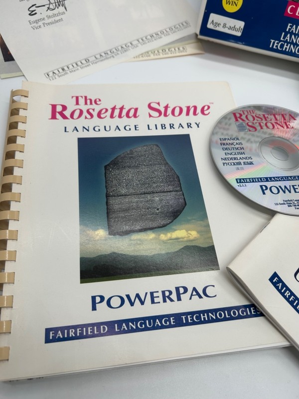 Rosetta Stone Power Pac Language Library CD-Rom Spanish German French German + gallery