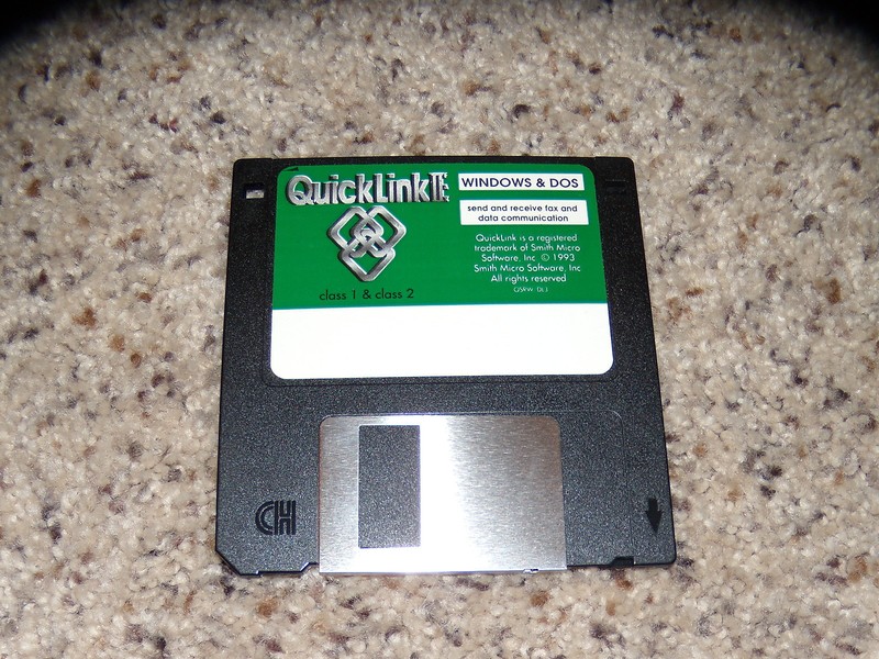 QuickLink II: Windows & DOS 3.5″ floppy disk