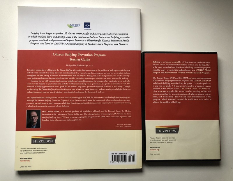 Olweus Bullying Prevention Program Teacher Guide DVD & CD-ROM gallery