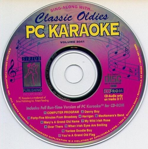 PC Karaoke – Classic Oldies CD-ROM for Windows – NEW CD in SLEEVE