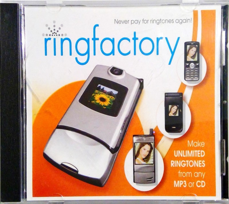 Ringfactory, Make unlimited ringtones PC CD ROM VERY GOOD