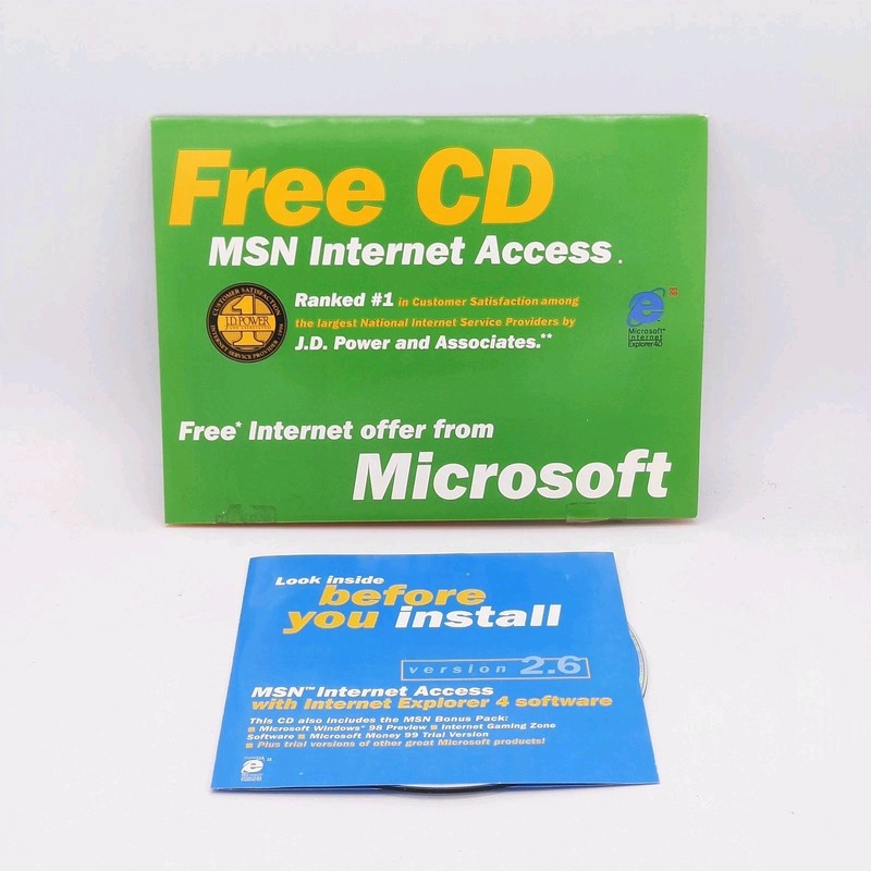 MSN Premier For Microsoft Version 2.6 w/ Internet Explorer 4.0 Windows 95 Up CD gallery