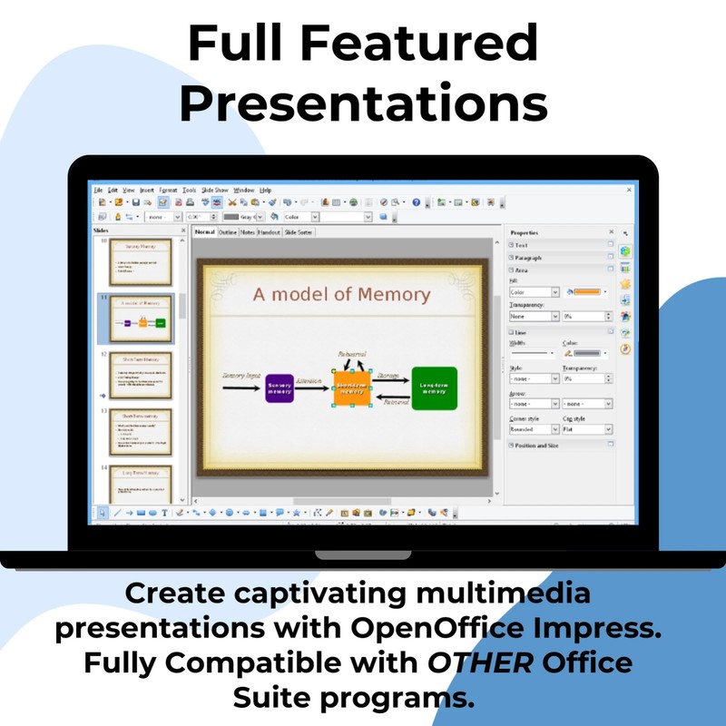 Open Office Home and Student 2026 for Windows - Full 6 in 1 w Bonus 2.2k Fonts gallery
