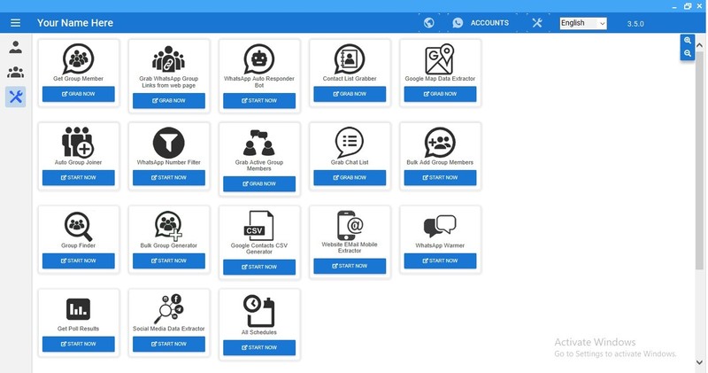 WhatsApp Marketing Cutomized Software With 》Your Brand Name + Logo + Color Theme