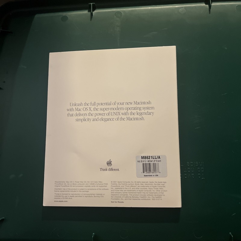 Apple Mac OS X Upgrade CD v10.1 gallery
