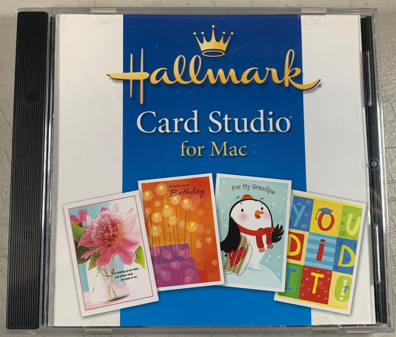 2010 Hallmark Card Studio for Mac Software Disc Apple OS X 10.5 or Later