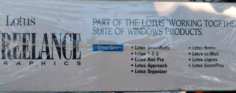 New LOTUS FREELANCE Presentation Graphics RELEASE 2 Retail Box Vintage 3.5" gallery