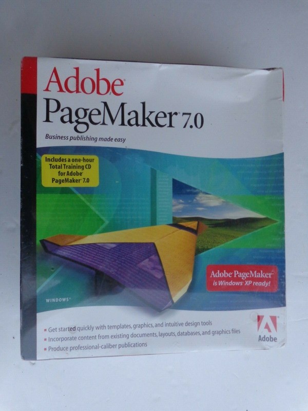 Adobe PageMaker 7.0 (Retail) (1 User/s) – Full Version for Windows 27530341