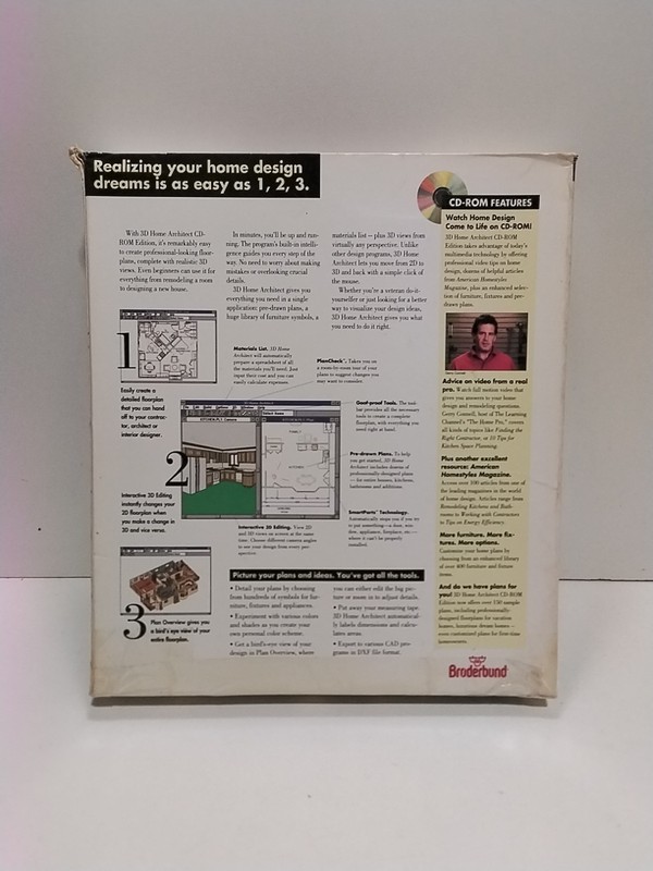 The Complete Guide For Easy Home Design 3D Home Architect CD Rom EDITION USED gallery