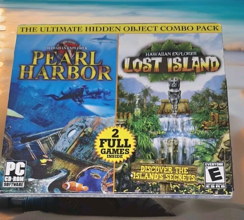Hawiian Explorer Pearl Harbor & Lost Island 2 Full CD-Rom PC Games