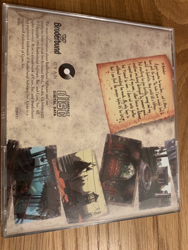 1994 Myst Windows 3.1 PC CD-ROM Game gallery
