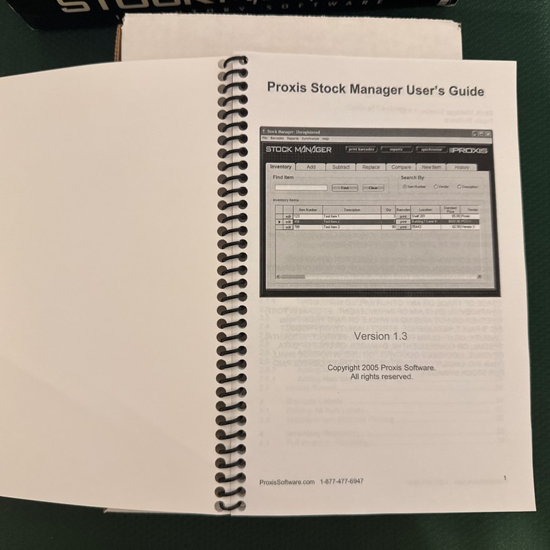 Vintage Proxies Stock Manager Inventory Software. gallery