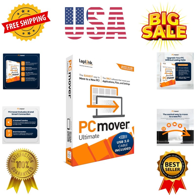 PCmover Ultimate 11 – Migration of your Applications, Files, and Settings fro…