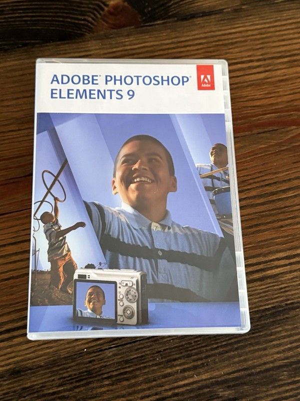Adobe Photoshop Elements 9 for PC & Mac – Serial Number Included + Lightroom 3