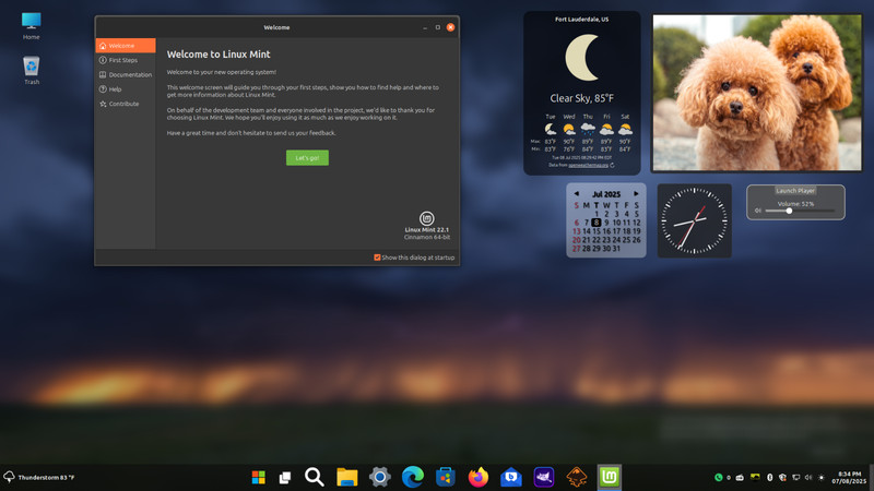 Linux Mint 22.1 Preloaded 2.5" 500GB Hard Drive - Win 11 Theme (UEFI Boot) #5 gallery