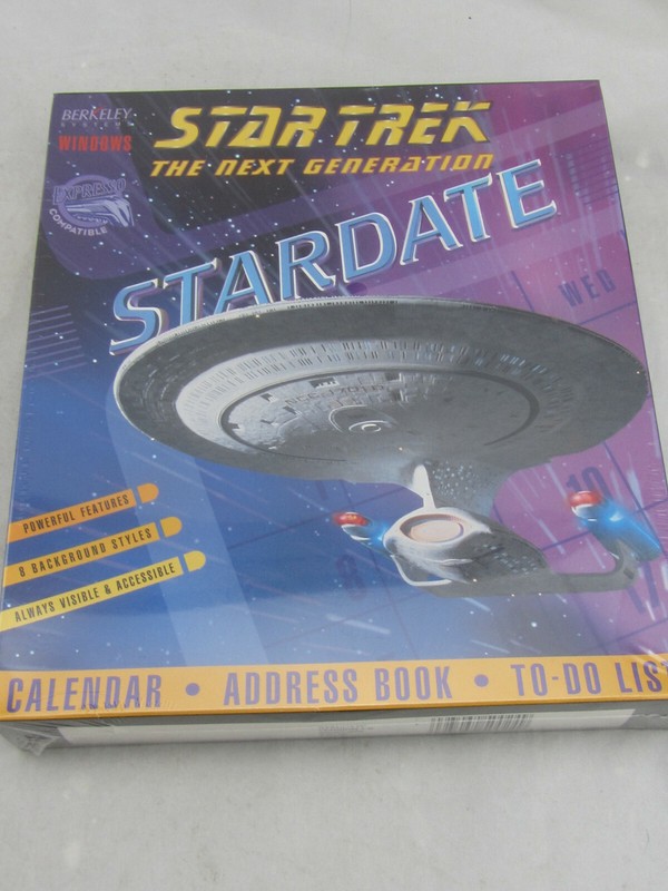 NEW – Star Trek The Next Generation Stardate (1994, PC, Windows) Sealed Big Box