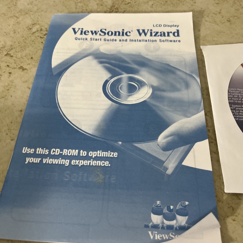 ViewSonic Wizard CD ROM Quick Start and Installation Guide VA702b gallery