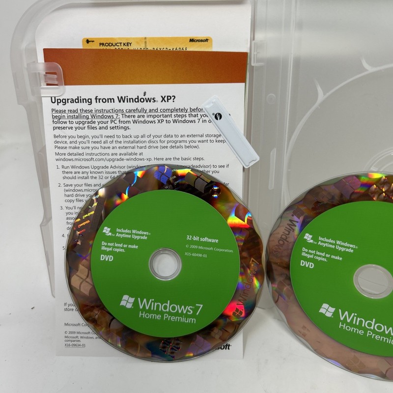 Microsoft Windows 7 Home Premium Full 32 Bit & 64 Bit DVD MS WIN =RETAIL BOX= gallery