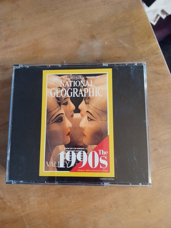 National Geographic The 1990’s CD-ROM 3 Disc Set Windows 95 98 Macintosh