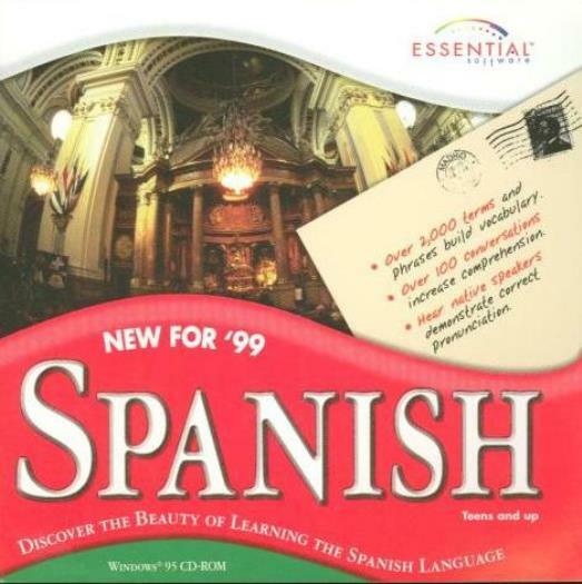 Essential Software: Spanish ’99 PC CD learn to speak read native language games!