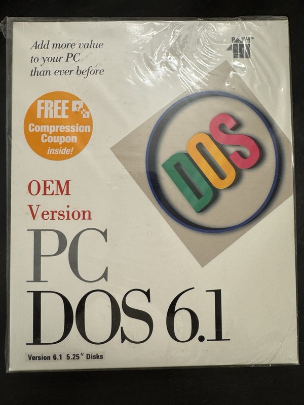IBM MS-DOS 6.1 Installer Floppy Disks 5.25″ 1.2MB NEW RARE BOX Vintage