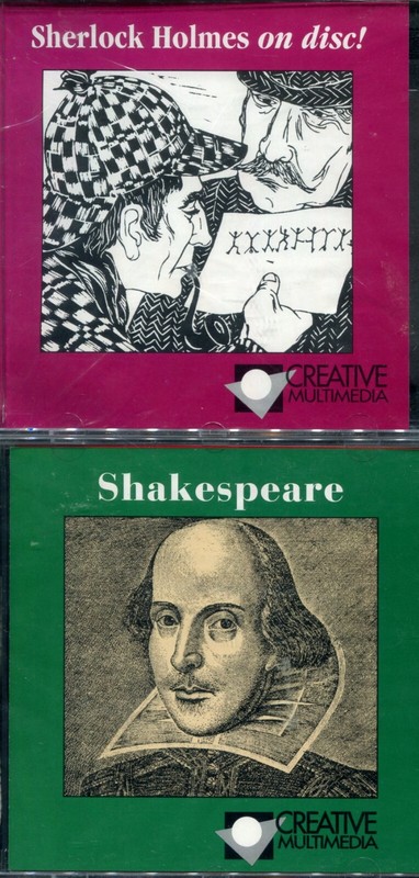 SHERLOCK HOLMES & SHAKESPEARE – COMPLETE WORK/TEXTS – CD ROM – DOS/MAC
