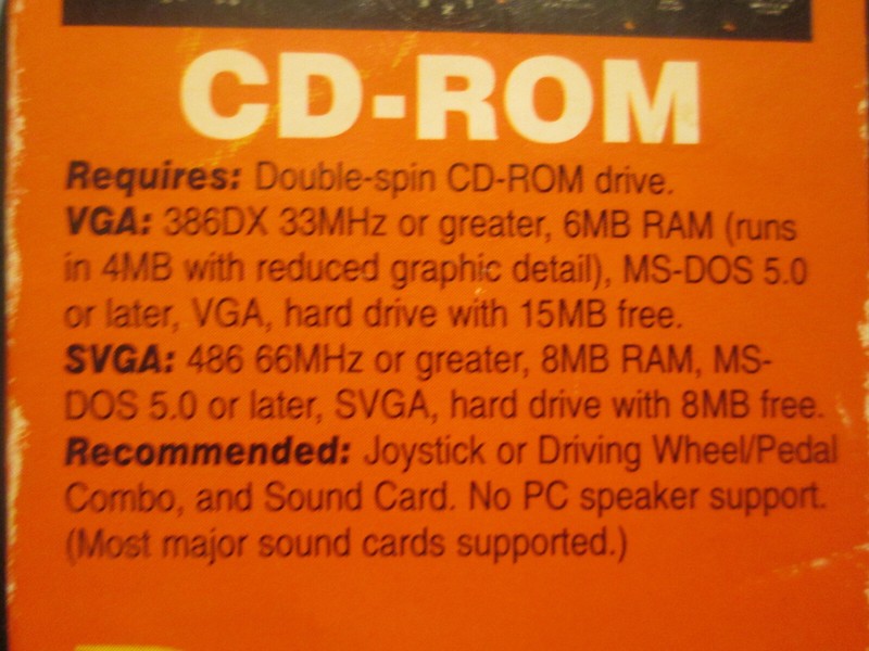 NASCAR Racing CD-ROM by Papyrus 1994 PC gallery