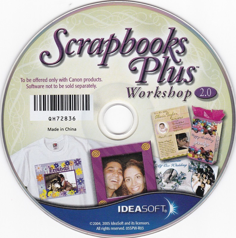 Scrapbooks Plus Workshop 2.0 (2005, Ideasoft) Disc Only gallery