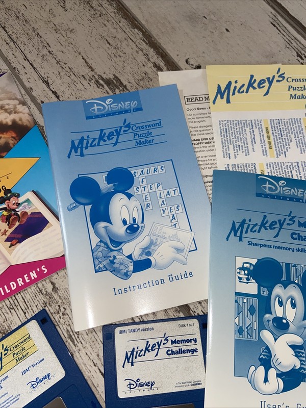 Mickey’s Word Adventures (PC) Memory Challenge & Crossword Puzzle Maker gallery