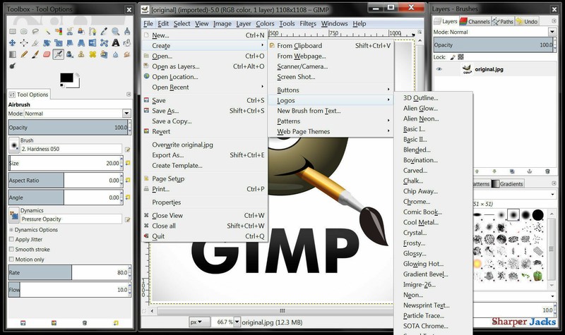 NEW GIMP Photo Retouch Digital Image Editing Graphic Design Program Mac USB gallery