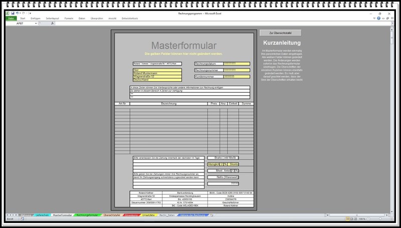 Invoice program offers delivery note sales list warehousing mail delivery PDF gallery