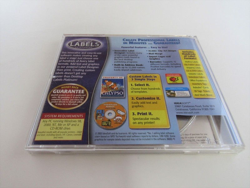 Ideasoft Desktop Labels Platinum gallery