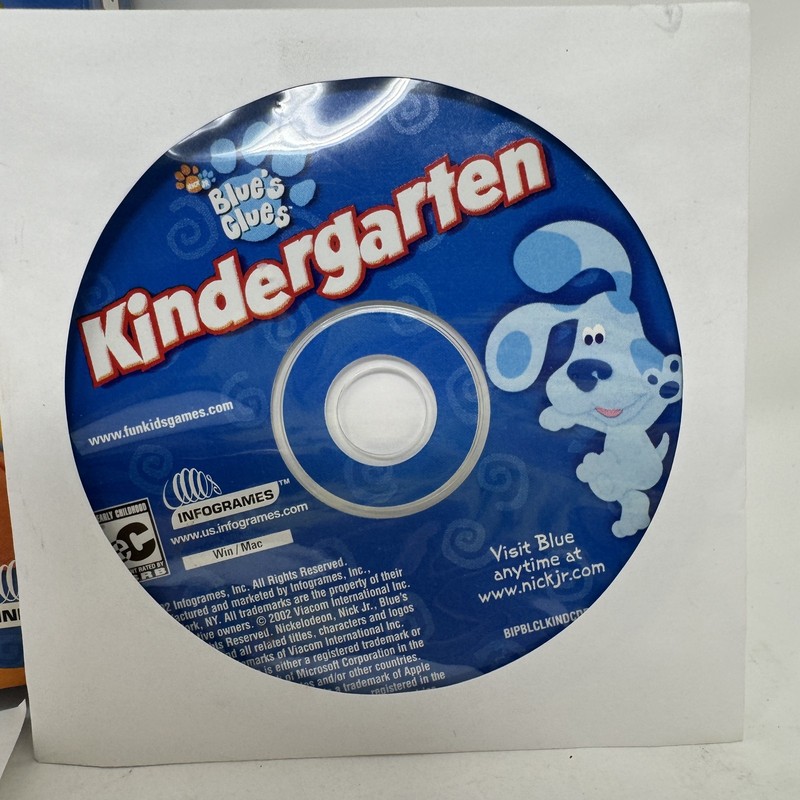 Blue's Clues Kindergarten PC Mac CD-ROM Software Infogrames Ages 4-6 Education gallery