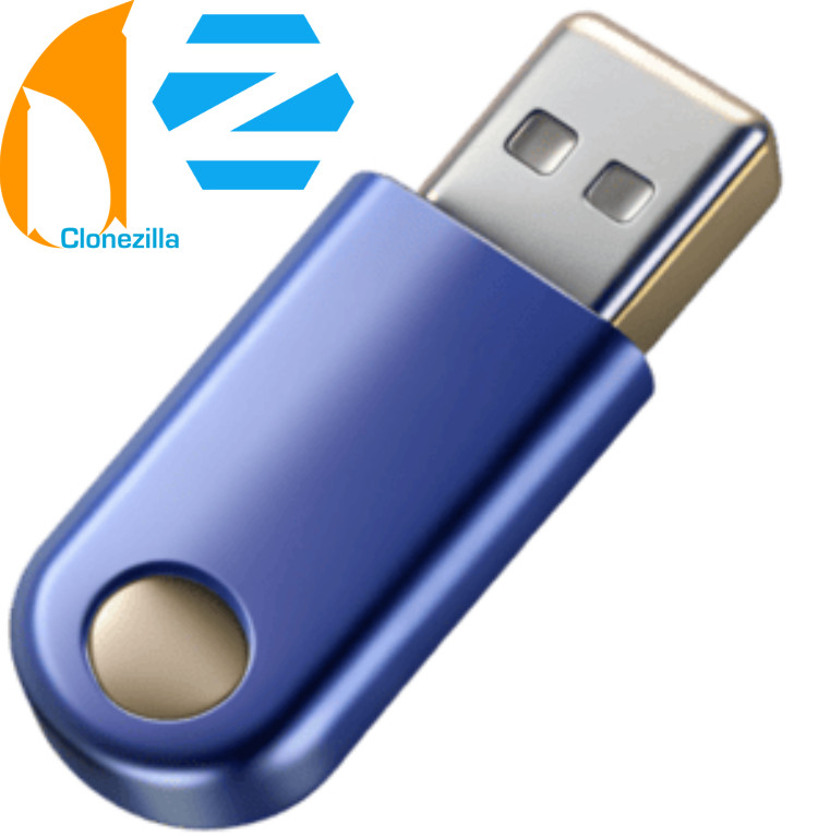 Zorin OS & Clonezilla Bootable USB Flash Drive Bundle Fast Australian Shipping