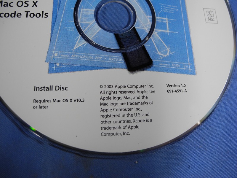 Mac OS X Xcode Tools Version 1.0 Install Disc Only 691-4591-A (FREE SHIPPNG!) gallery