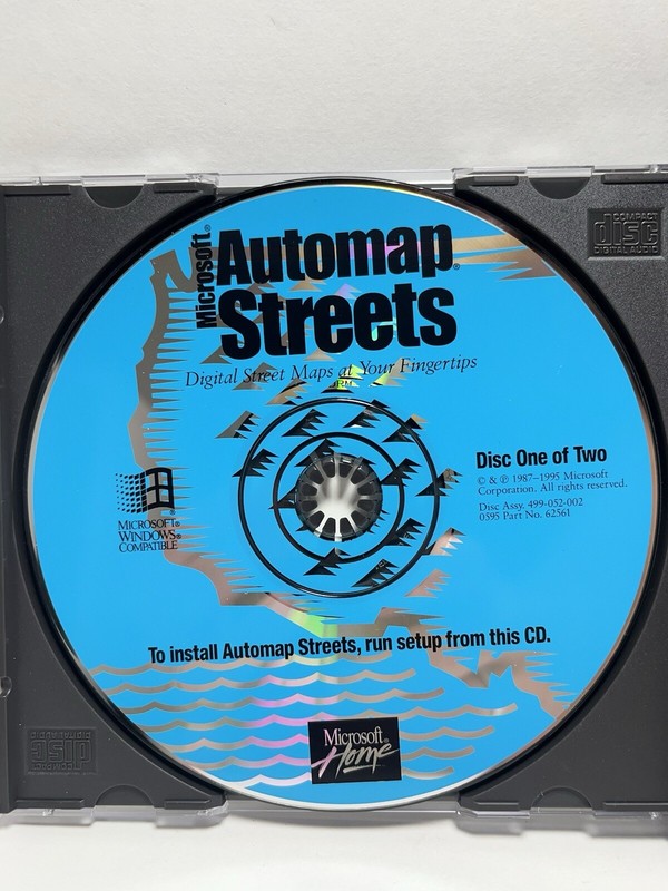 Microsoft Automap Streets Microsoft Home Platform: Windows 95 gallery