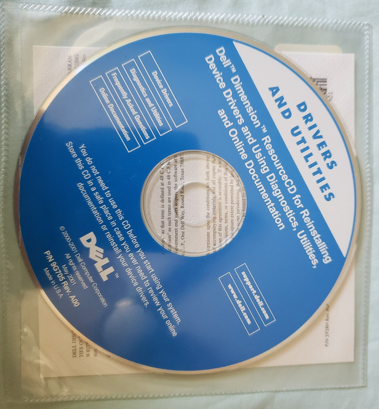 Vintage Dell Dimension 2001-2002 PC Microsoft Reinstallation Software Lot Pack gallery