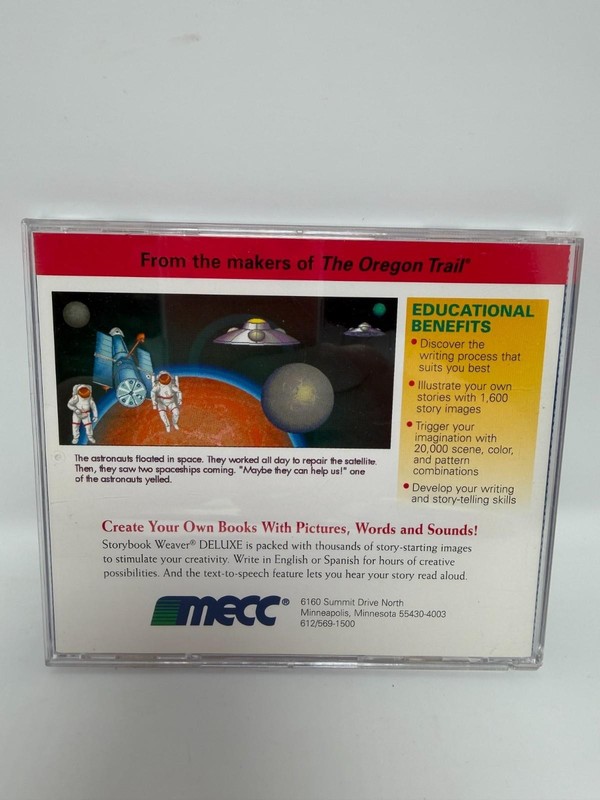 MECC Storybook Weaver Deluxe PC/Mac CD-ROM Vintage Software gallery
