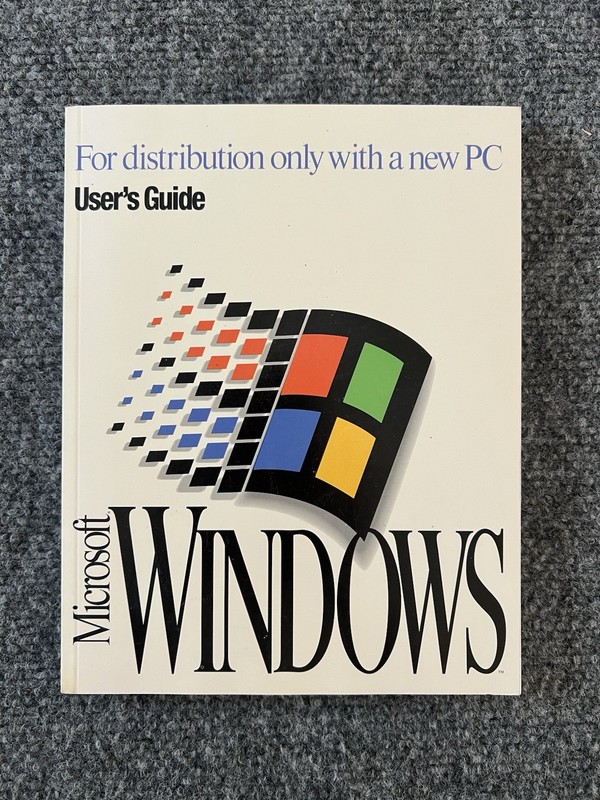 MICROSOFT WINDOWS 3.1 User’s Guide Book (Vintage, 1993)